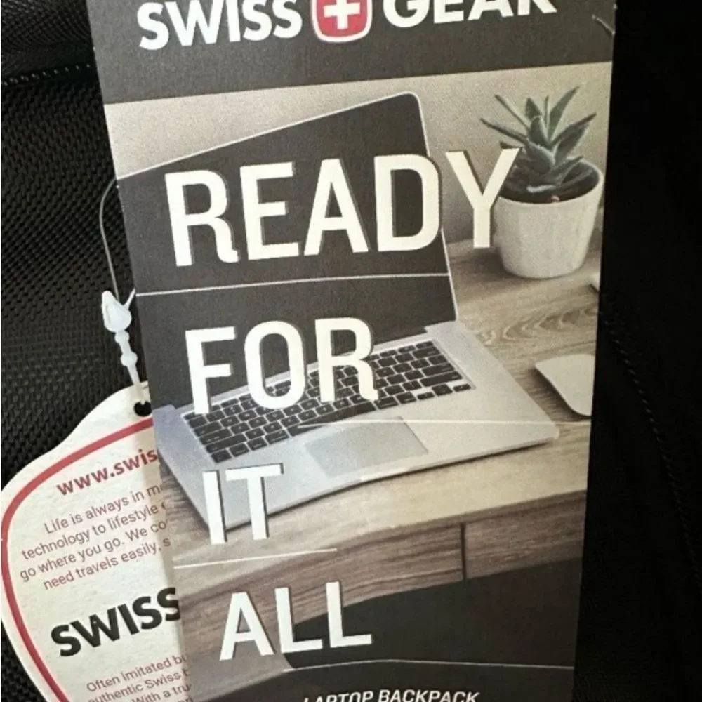 SwissGear 3760 ScanSmart TSA Laptop Backpack Black 16